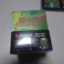MTG Magic the Gathering Knights of Brown Sleeve 100 Cards Deck Box Final - Image 3