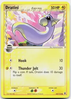 Dratini 65/113 Common Delta Species Pokemon Lightly Played - Image 1