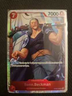One Piece CCG Benn.Beckman OP09-009 SR Foil Emperors in the New World English - Image 1