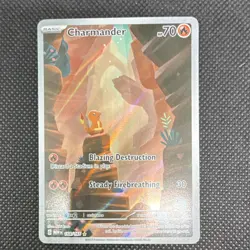 Pokemon Charmander 168/165 Sv2a Pokemon Card 151 Art Rare Holo 70HP - Image 1