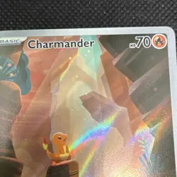 Pokemon Charmander 168/165 Sv2a Pokemon Card 151 Art Rare Holo 70HP - Image 2