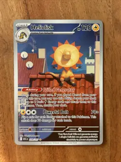 Pokemon TCG Heliolisk 229/217 Ascended Heroes Illustration Rare NM Card - Image 1