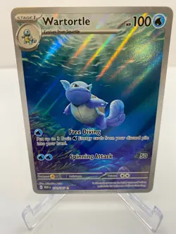 Wartortle IR 171/165 Scarlet & Violet 151 Secret Rare 2023 Pokemon Card - Image 1