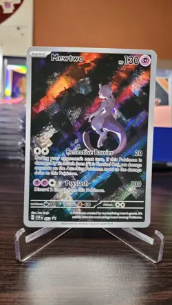 Pokemon Card TCG - Mewtwo SVP 052 Black Star Promo Scarlet & Violet 151 Promo NM - Image 1