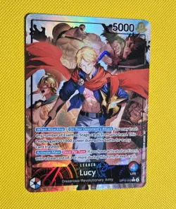 Bandai One Piece Card Game Lucy Leader OP15-002 L Alt Art Foil 5000 English - Image 1