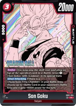Son Goku SB02-004 Foil Manga Booster 02 Dragon Ball Super Card Game | NM - Image 1