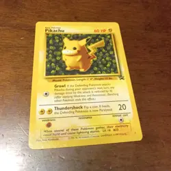 1999 Wizards of the Coast Pikachu Promo 60 HP Wotc Promo Card 01/53 - Image 1