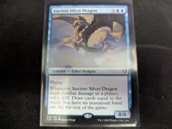 MTG Magic the Gathering Ancient Silver Dragon CLB! - Image 1