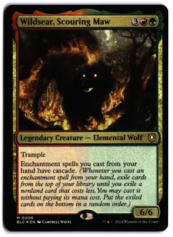 Wildsear, Scouring Maw FOIL NM BLC Commander: Bloomburrow MTG - Image 1