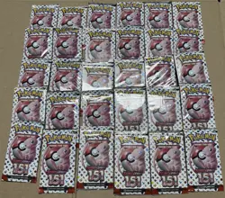 30 Loose, Sealed Pokemon 151 Booster Packs, English, Scarlet & Violet - Image 1