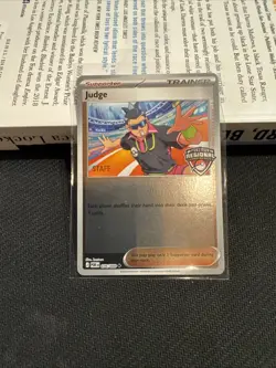 Pokemon TCG Staff Stamp Regional Promo POR Judge 76/88 - Image 1