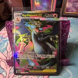 Pokemon Mega Charizard X EX 109/109 Ultra Rare Holo 360 HP - Image 1