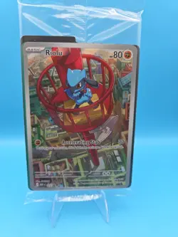 Riolu Illustration Rare MEP 010 Pokemon Mega Evolution ETB Promo NM SEALED - Image 1