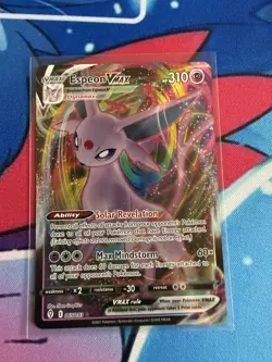 Espeon VMAX 065/203 Pokemon SWSH07: Evolving Skies Holo Ultra Rare NM - Image 1