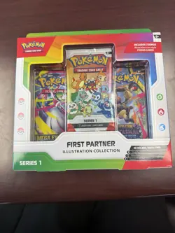 Pokemon First Partner Illustration Collection Series 1 Box - Image 1