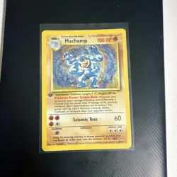 Pokemon TCG - Machamp - 8/102 - Holo - 1st Edition - Base Set [Moderate Play] - Image 1