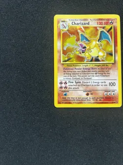 1999 Pokemon Base Set Charizard 4/102 Holo Unlimited LP Clean Copy - Image 5