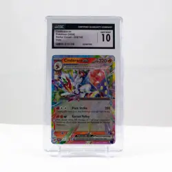 Pokemon Cinderace ex Holo #28 Stellar Crown 2024 - CGC 10 Gem Mint - Image 2