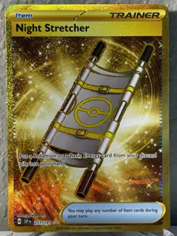 Pokemon TCG Surging Sparks Night Stretcher Gold 251/191 NM+ Condition - Image 1