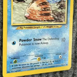 Vintage Pokemon Neo Genesis Swinub 79/130 Regular Common NM - Image 4