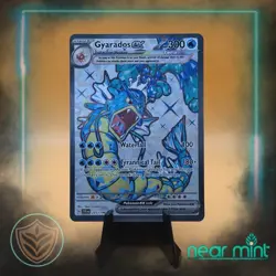 Pokemon TCG Gyarados ex 225/198 Scarlet and Violet Base Ultra Rare Full Art NM - Image 1