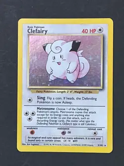 Pokemon Clefairy Lot! POR 094/088 + Base set 1&2 + Mega & jungle CLEFABLE! - Image 3