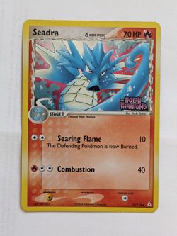 Pokemon: Seadra 52/110 (Delta Species) Holon Phantoms Reverse Holo Stamped. PL - Image 1