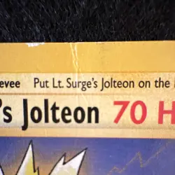 Lt. Surge's Jolteon #28 | Pokemon Gym Challenge Unlimited | Moderately Played - Image 2
