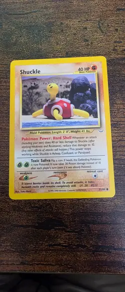 Shuckle 51/64 Common Neo Revelation Pokemon Lightly Played - Image 1