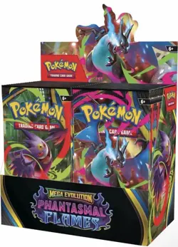 Pokemon TCG: Mega Evolution Booster Box Phantasmal Flames Sealed USA-ENG. - Image 1