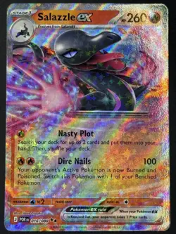 Salazzle ex 016/088 Double Rare Perfect Order Pokemon - Image 1