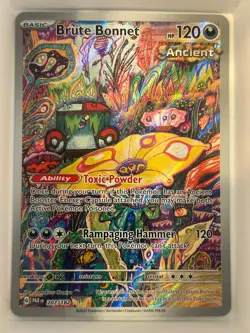 Brute Bonnet 207/182 Illustration Rare Paradox Rift Pokemon NM - Image 1