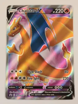 Pokemon TCG Charizard V SWSH Black Star Promo SWSH050 Holo Promo - Image 1