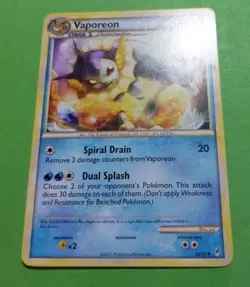 Vaporeon 52/95 Call of Legends Regular Pokemon, MP - Image 2