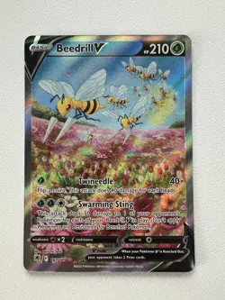 Pokemon TCG Beedrill v Astral Radiance Holo Ultra Rare - Image 1