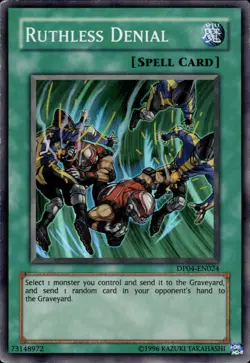 Ruthless Denial - Super Rare DP04-EN024 - MP - YuGiOh - Image 1