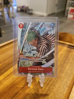 Roronoa Zoro - OP14-015 (Alternate Art) OP14-015 The Azure Sea's Seven Foil - Image 1
