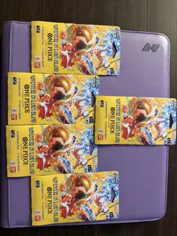 Sealed Adventure On Kami’s Island One Piece Booster Sleeved 5 pack lot - Image 1