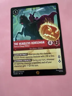 Disney Lorcana The Headless Horseman-Terror of Sleepy Hollow 125/204 [Legendary] - Image 1