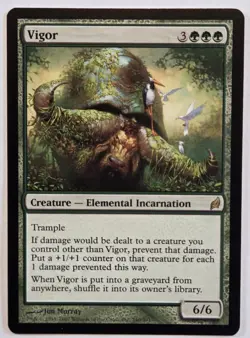 Vigor Rare Lorwyn MTG Magic the Gathering Green Creature Elemental TCG Card - Image 1