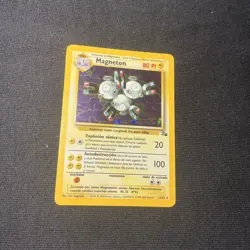 Magneton Fossil Set Holo Rare 11/62 WOTC 1999 Pokemon Cards TCG SPANISH - Image 1