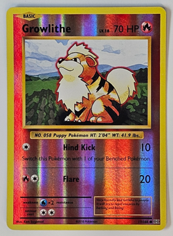 🔥 Growlithe 17/108 Reverse Holo – XY Evolutions Pokemon Card NM - Image 1