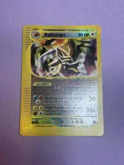 2003 Skyridge Crystal Kabutops 150/144 Reverse Holo Pokemon Card - Image 1