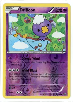 Drifloon Reverse Holo 34/101 Plasma Blast Pokemon Card - Image 1