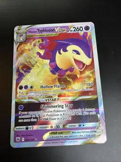 Hisuian Typhlosion VSTAR 054/189 Astral Radiance Ultra Rare Holo Pokemon Card NM - Image 1