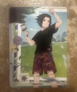 Sasuke Uchiha NRSA01-PU-001L4 Naruto Kayou Card 🥷 💎👀📈 - Image 1
