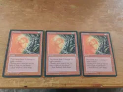 Lot Of 3 MTG Cards Pyroclasm Lightly Played - Image 1