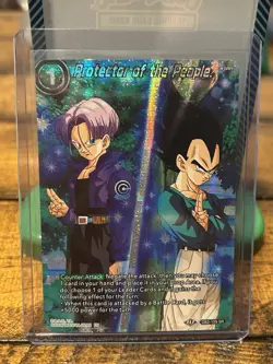 Dragon Ball Super Card Game Protector Of The People DB2-159 Super Rare Theme - Image 1