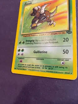 Pinsir 25/64 Jungle Regular 1999 Pokemon TCG Card RARE - Image 4