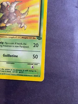 Pinsir 25/64 Jungle Regular 1999 Pokemon TCG Card RARE - Image 5